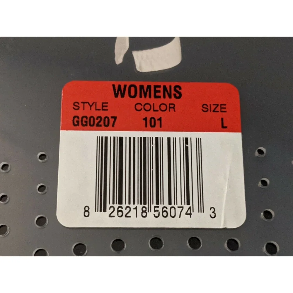 Nike Golf Glove Durafeel Womens Left Black White Golf Glove Sz L 22 cm NEW